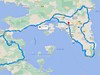 Řecko fly and drive, mapa